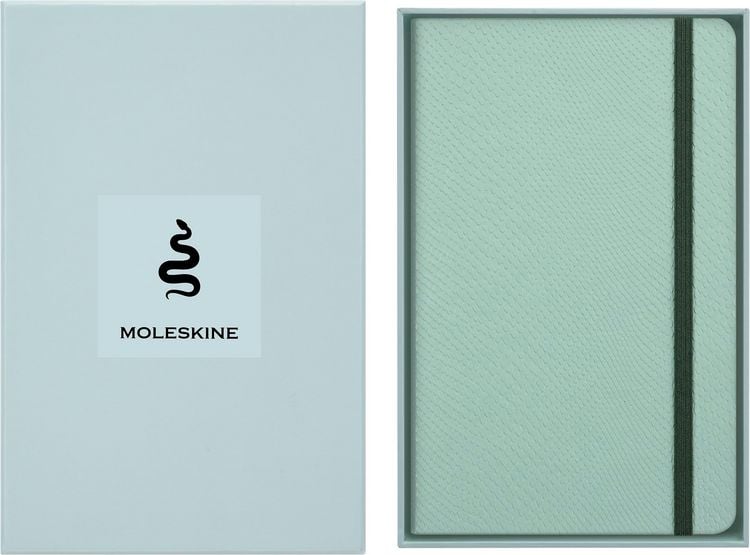 Produktbild: Moleskine Das Jahr der Schlange Bl&auml;tter Notizbuch, L/A5, fester Einband, liniert, mit Box