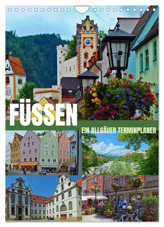 Produktbild: F&uuml;ssen - Ein Allg&auml;uer Terminplaner (Wandkalender 2026 DIN A4 hoch), CALVENDO Monatskalender