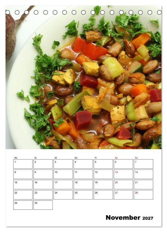Produktbild: Leckeres mit Bohnen (Tischkalender 2027 DIN A5 hoch), CALVENDO Monatskalender