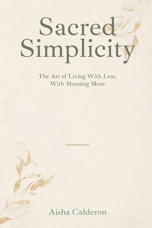 Produktbild: Sacred Simplicity