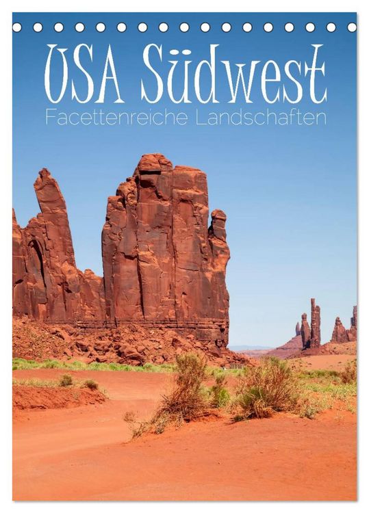 Produktbild: USA S&uuml;dwest Facettenreiche Landschaften (Tischkalender 2026 DIN A5 hoch), CALVENDO Monatskalender