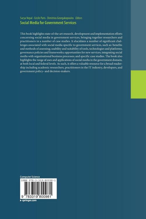Produktbild: Social Media for Government Services