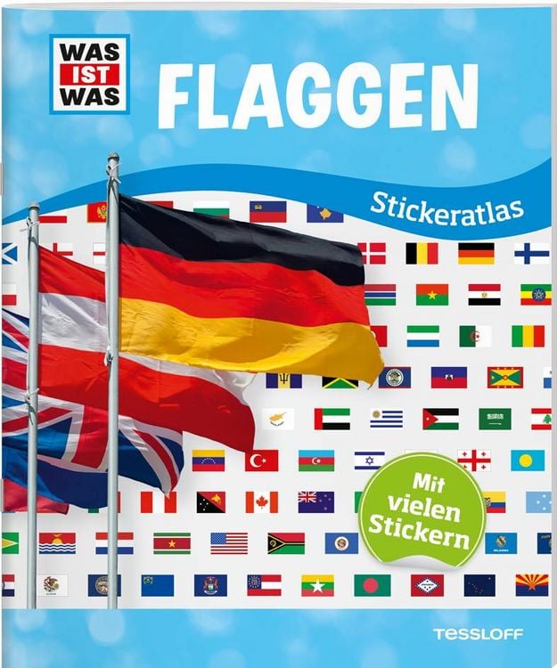 Produktbild: WAS IST WAS Sticker-Atlas Flaggen