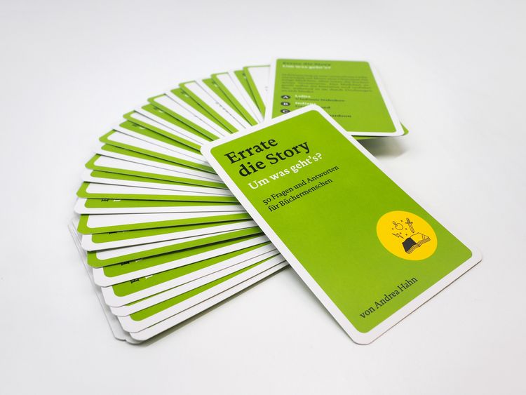 Produktbild: Errate die Story. Um was geht&rsquo;s? 50 Fragen und Antworten f&uuml;r B&uuml;chermenschen