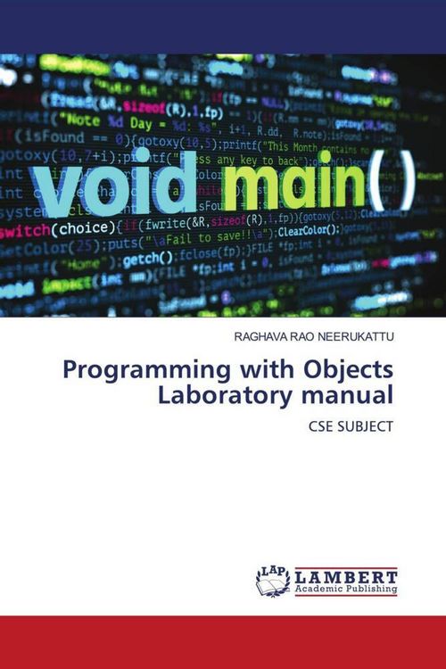 Produktbild: Programming with Objects Laboratory manual