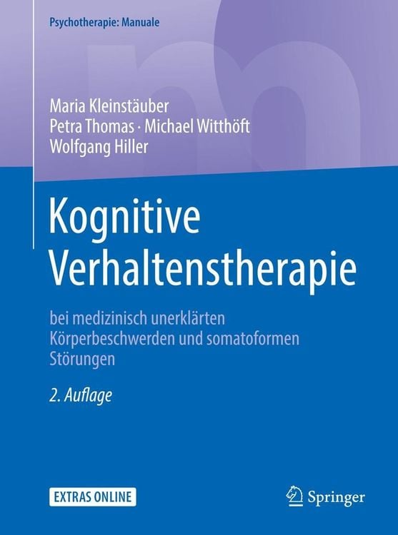 Produktbild: Kognitive Verhaltenstherapie bei medizinisch unerklärten Körperbeschwerden und somatoformen Störungen