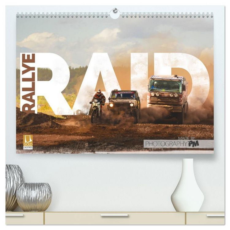 Produktbild: RALLYE RAID (hochwertiger Premium Wandkalender 2026 DIN A2 quer), Kunstdruck in Hochglanz