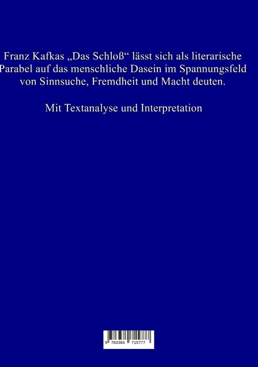 Produktbild: Das Schlo&szlig;
