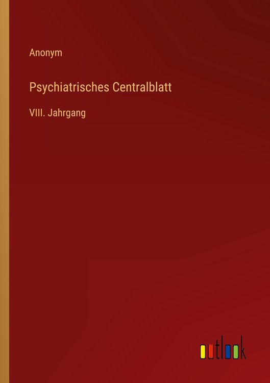 Produktbild: Psychiatrisches Centralblatt