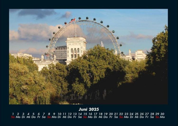 Produktbild: London 2025 Fotokalender DIN A4