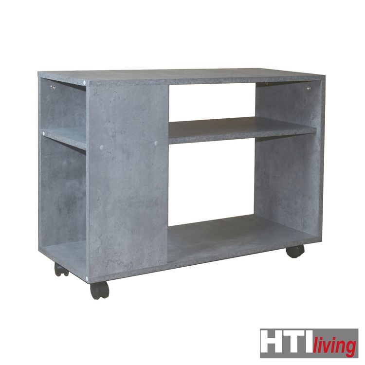 Produktbild: HTI-Living Beistelltisch auf Rollen Thekla Beton