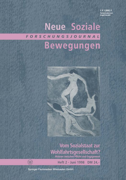 Produktbild: Vom Sozialstaat zur Wohlfahrtsgesellschaft?