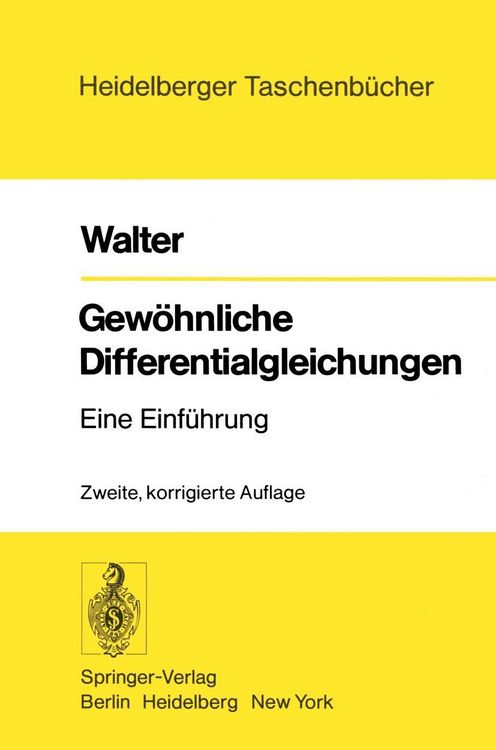 Produktbild: Gew&ouml;hnliche Differentialgleichungen
