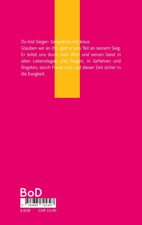 Produktbild: Du bist Sieger - Gespr&auml;che mit Jesus