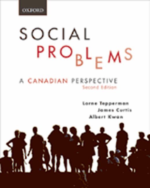 Produktbild: Social Problems: A Canadian Perspective