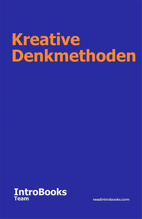 Produktbild: Kreative Denkmethoden
