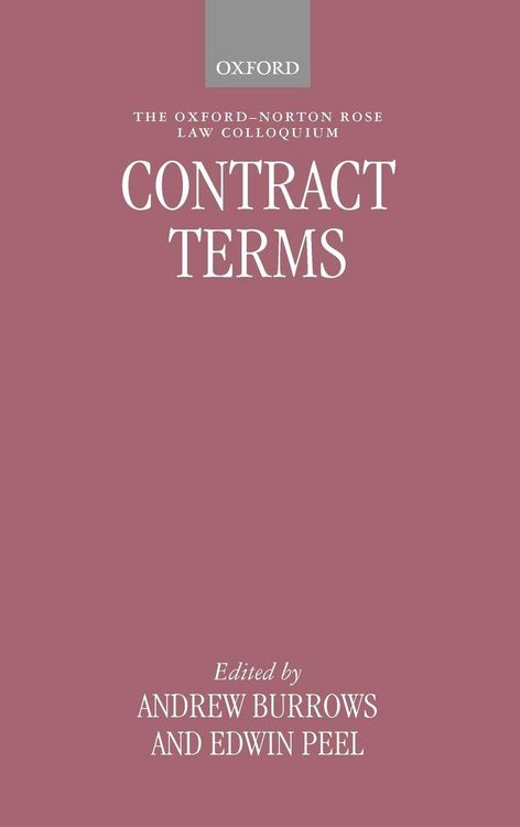 Produktbild: Contract Terms
