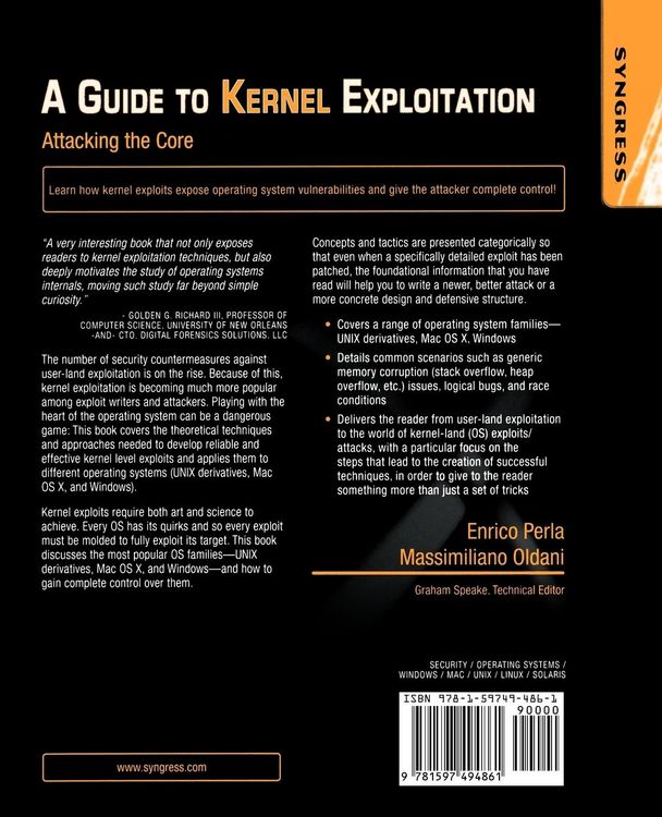 Produktbild: A Guide to Kernel Exploitation