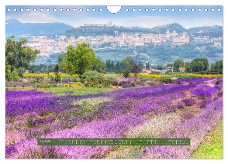Produktbild: Umbria The green heart of Italy (Wall Calendar 2026 DIN A4 landscape), CALVENDO 12 Month Wall Calendar