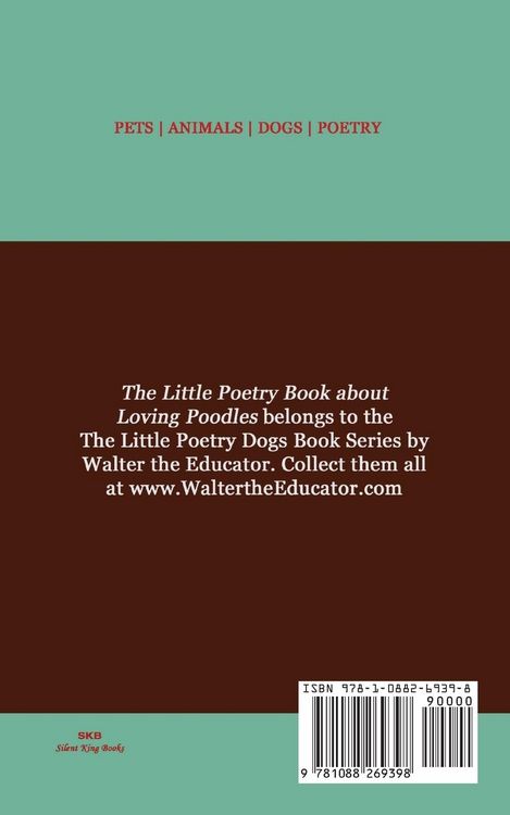 Produktbild: The Little Poetry Book about Loving Poodles