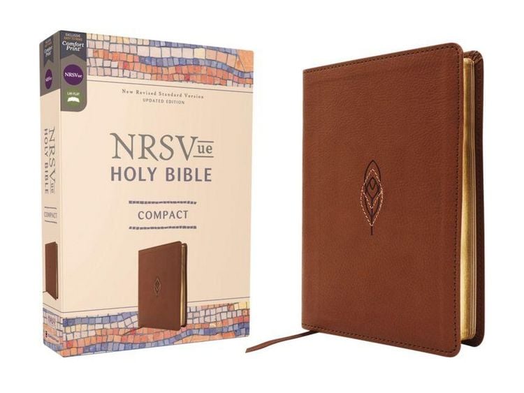 Produktbild: NRSVue, Holy Bible, Compact, Leathersoft, Brown, Comfort Print