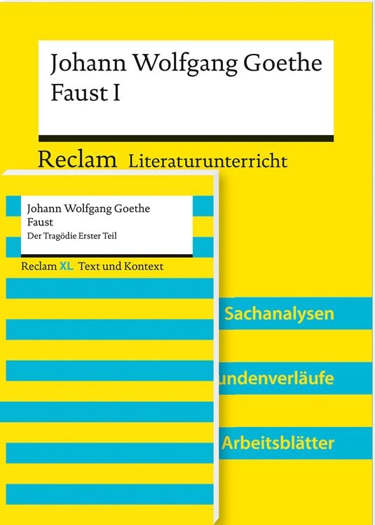 Bild vom Artikel Paket für Lehrkräfte 'Johann Wolfgang Goethe: Faust. Der Tragödie Erster Teil' (Textausgabe und Lehrerband). 2 Bände eingeschweißt vom Autor Johann Wolfgang von Goethe