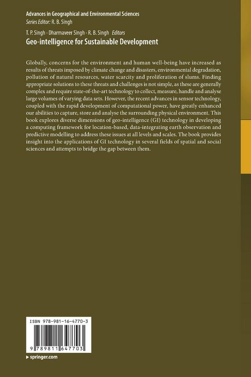 Produktbild: Geo-intelligence for Sustainable Development