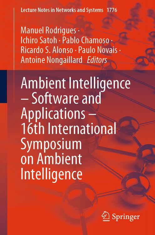 Produktbild: Ambient Intelligence &ndash; Software and Applications &ndash; 16th International Symposium on Ambient Intelligence