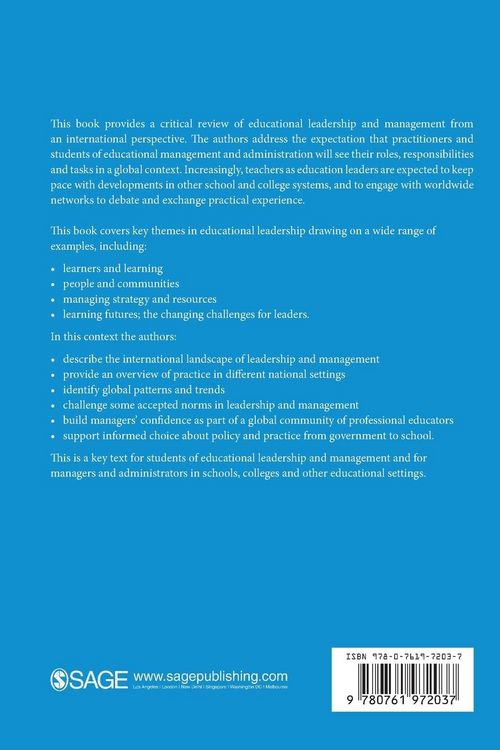 Produktbild: Leading and Managing Education
