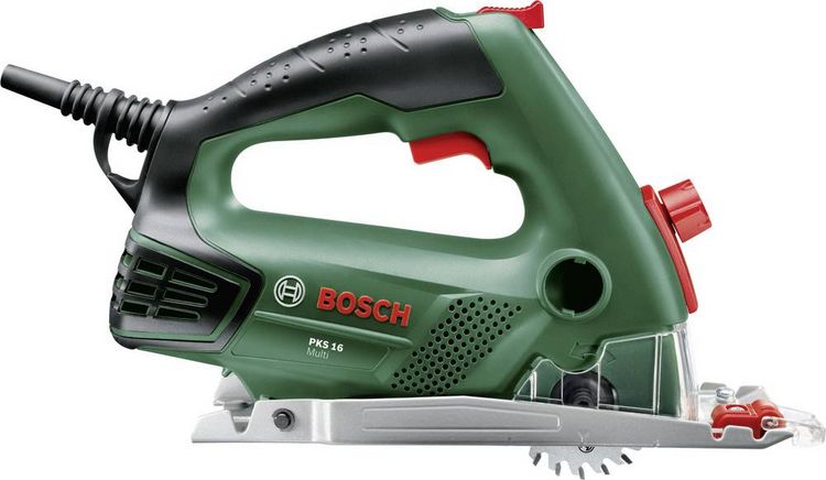 Produktbild: Bosch Home and Garden PKS 16 Multi Mini-Handkreiss&auml;ge Schnitttiefe max. (90&deg;) 16 mm inkl. Koffer 400 W
