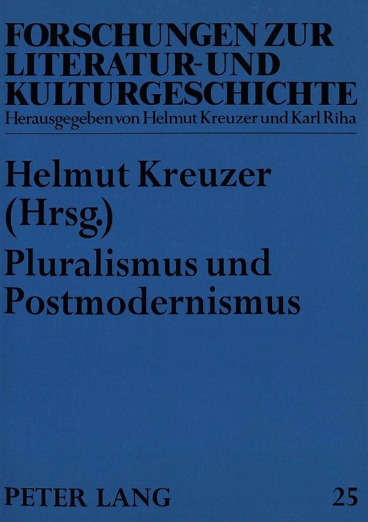 Produktbild: Pluralismus und Postmodernismus