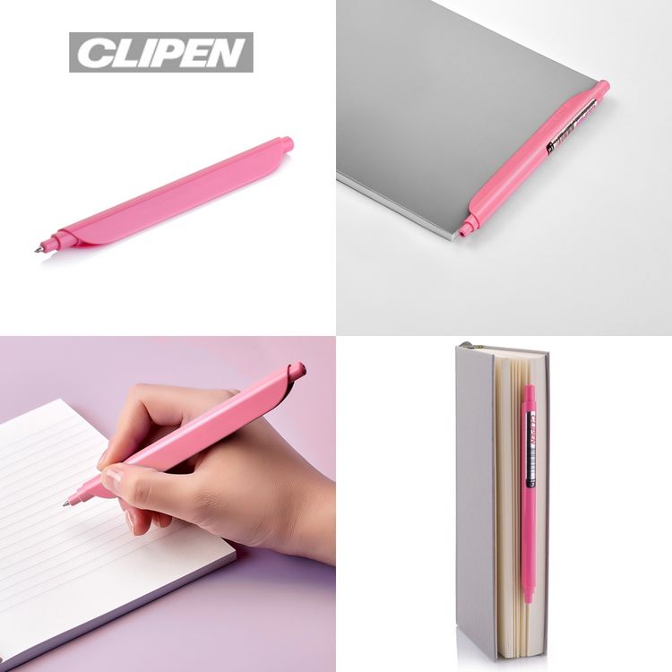 Produktbild: Clipen Salmon Pink &ndash; Gelschreiber mit Clip