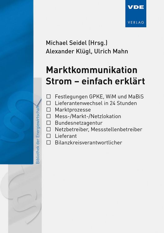 Produktbild: Marktkommunikation Strom – einfach erklärt