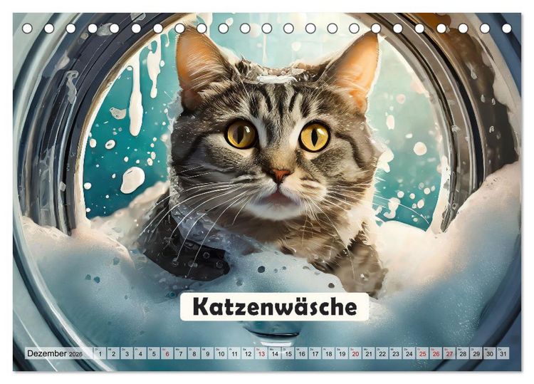 Produktbild: Wortw&ouml;rtlich - Tierische Spr&uuml;che (Tischkalender 2026 DIN A5 quer), CALVENDO Monatskalender