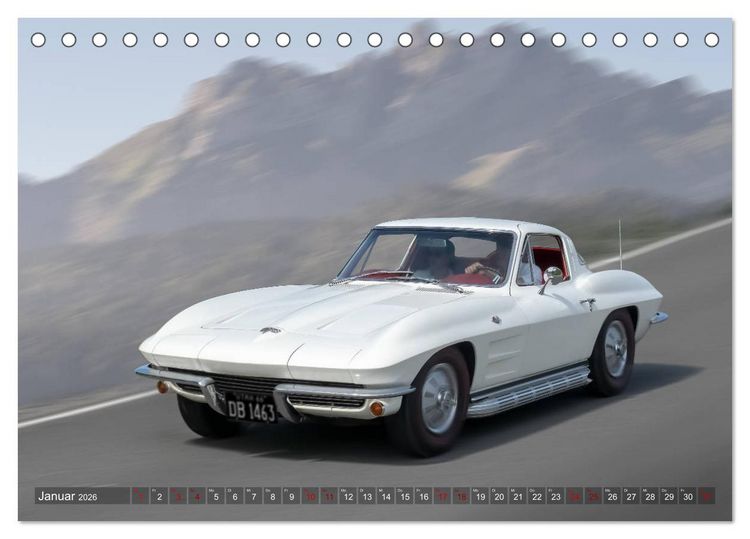 Produktbild: on the road Classic Coup&eacute;s (Tischkalender 2026 DIN A5 quer), CALVENDO Monatskalender