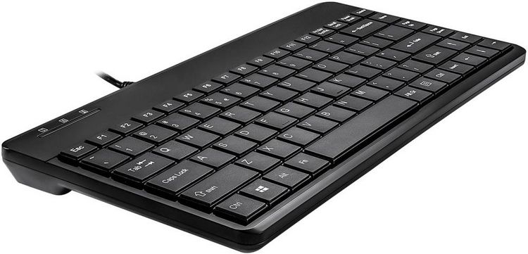 Produktbild: Perixx PERIBOARD-409DEU USB Tastatur Deutsch, QWERTZ Schwarz