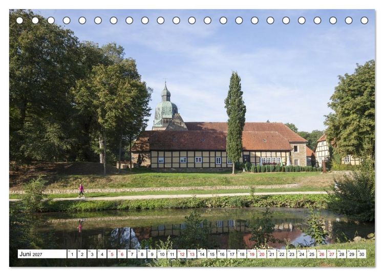 Produktbild: Radland Deutschland - Osnabr&uuml;cker Land (Tischkalender 2027 DIN A5 quer), CALVENDO Monatskalender