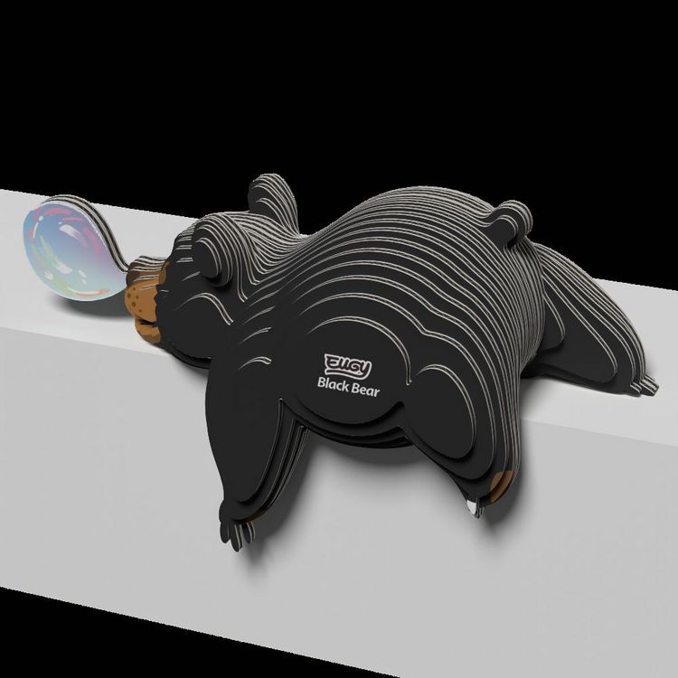 Produktbild: EUGY - 3D Bastelset Schwarzb&auml;r