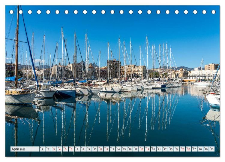Produktbild: Sizilien - Palermo (Tischkalender 2026 DIN A5 quer), CALVENDO Monatskalender