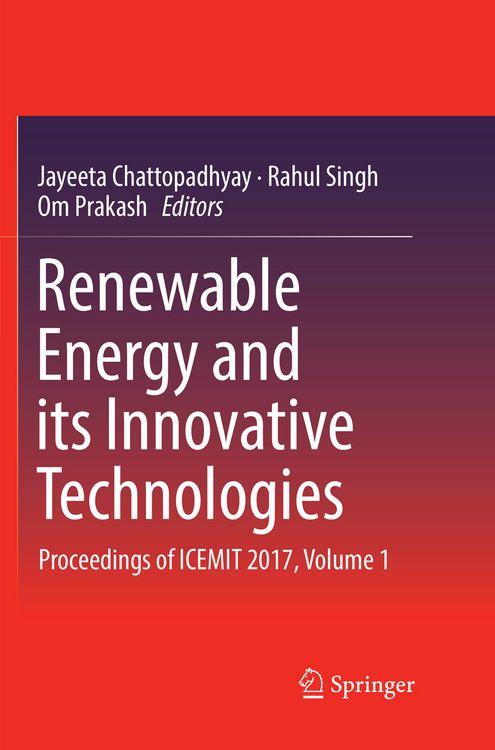Produktbild: Renewable Energy and its Innovative Technologies