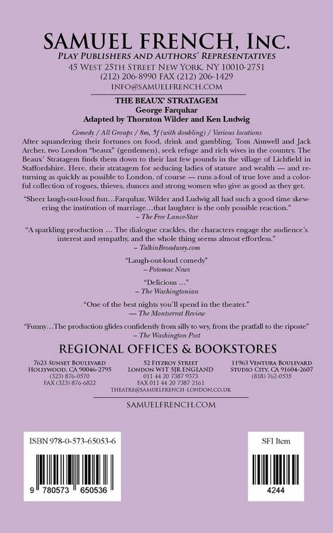 Produktbild: The Beaux' Stratagem