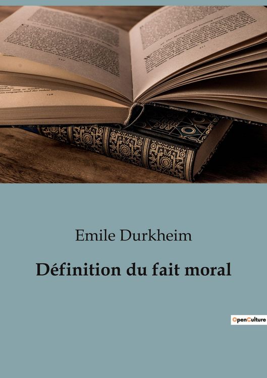 Produktbild: D&eacute;finition du fait moral