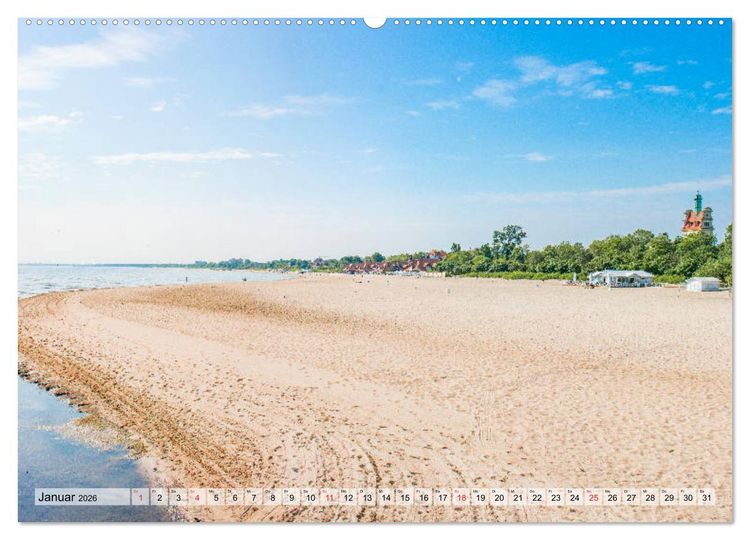 Produktbild: Polnische Dreistadt - Danzig, Gdingen und Seebad Sopot (hochwertiger Premium Wandkalender 2026 DIN A2 quer), Kunstdruck in Hochglanz