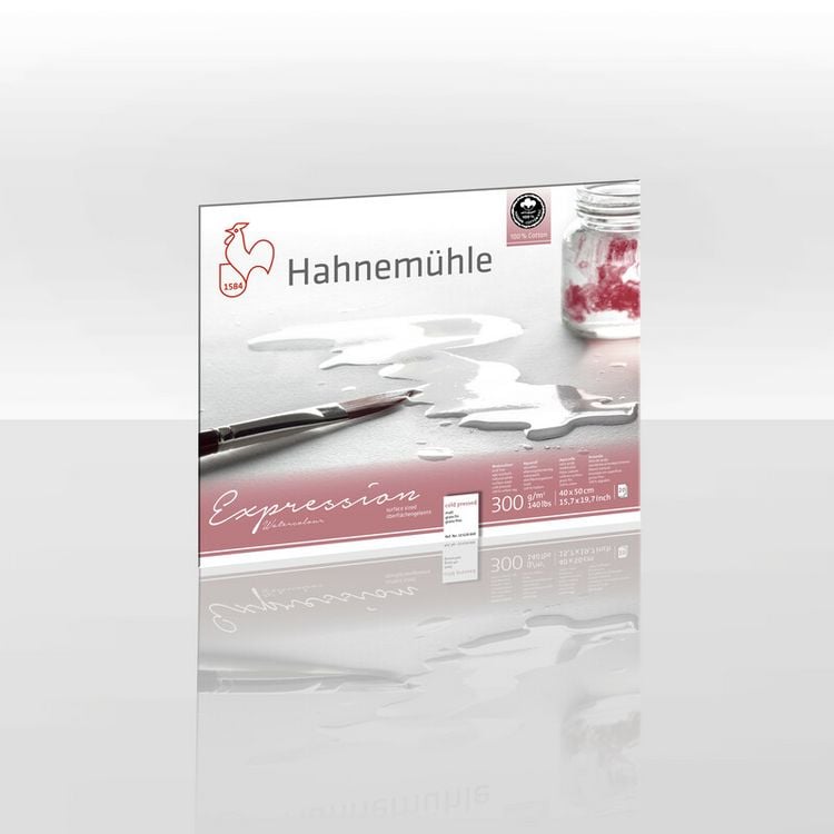 Produktbild: Hahnem&uuml;hle Papier Expression Watercolour, 40 x 50 cm, 300 g/m&sup2;