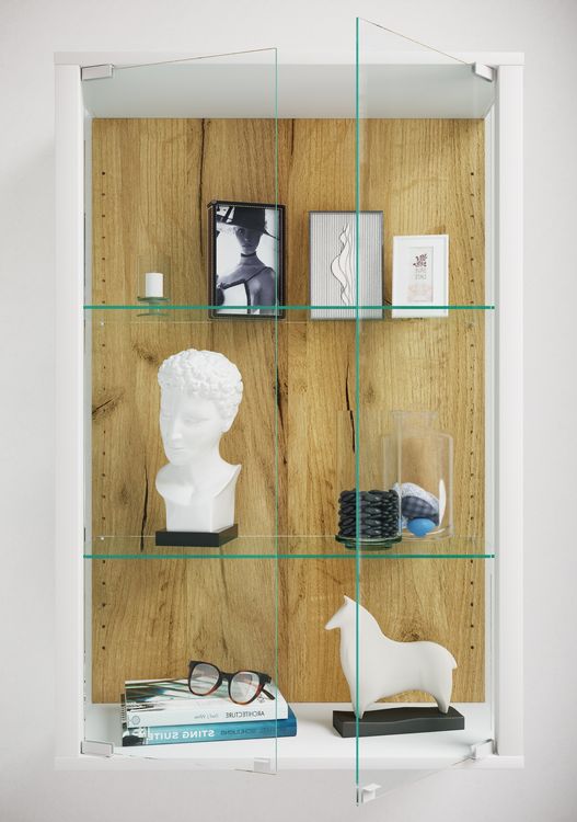 Produktbild: Wandvitrine H&auml;ngevitrine Glasvitrine Glas Udina M