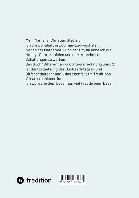 Produktbild: Differential- und Integralrechnung Band 2
