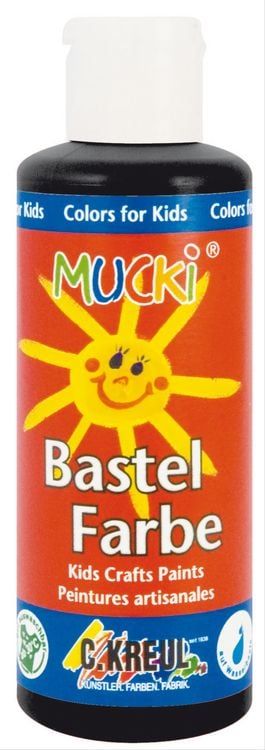 Produktbild: KREUL MUCKI Bastelfarbe 6er Set 80 ml