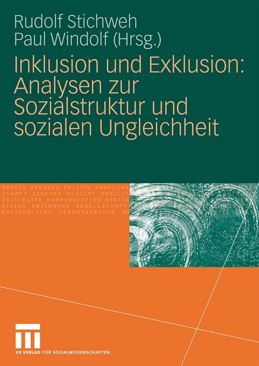Produktbild: Inklusion und Exklusion: Analysen zur Sozialstruktur und sozialen Ungleichheit