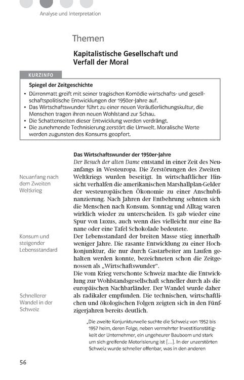 Produktbild: Klett Lekt&uuml;rehilfen Friedrich D&uuml;rrenmatt, Der Besuch der alten Dame