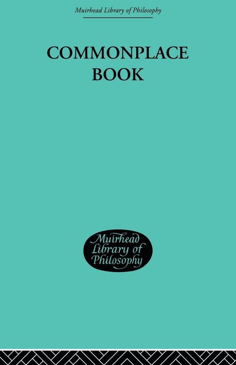 Produktbild: Commonplace Book